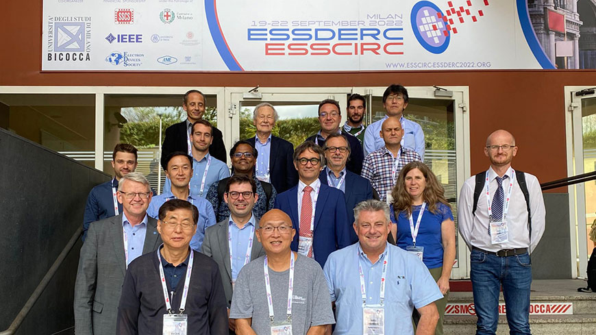 SSCS Chapter Officers luncheon at the ESSCIRC/ESSDERC conference in Milan, Italy