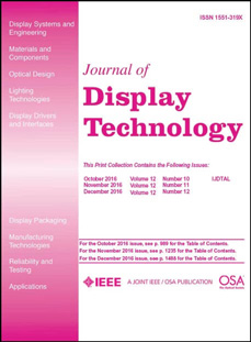 Journal of Display Technology